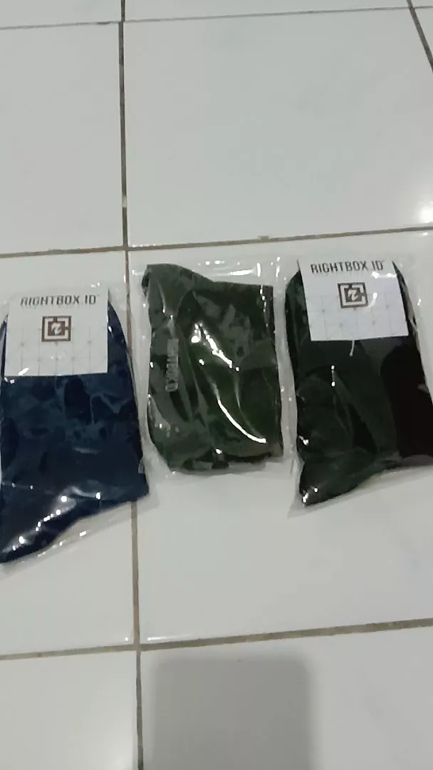 Rightbox ID, Kaos Kaki Pria, Kantor Polos, Pendek Setengah Betis, One Size Dewasa - Foto ulasan pembeli