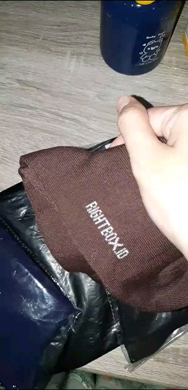 Rightbox, Paket 3 Pasang Kaos Kaki Kantor Rightbox, Motif Minimalis, Allsize Dewasa - Foto ulasan pembeli