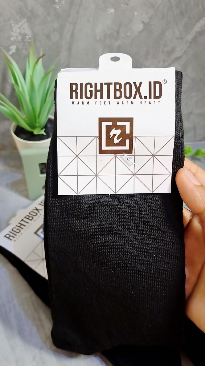 Rightbox, Paket 3 Pasang Kaos Kaki Kantor Rightbox, Motif Minimalis, Allsize Dewasa - Foto ulasan pembeli