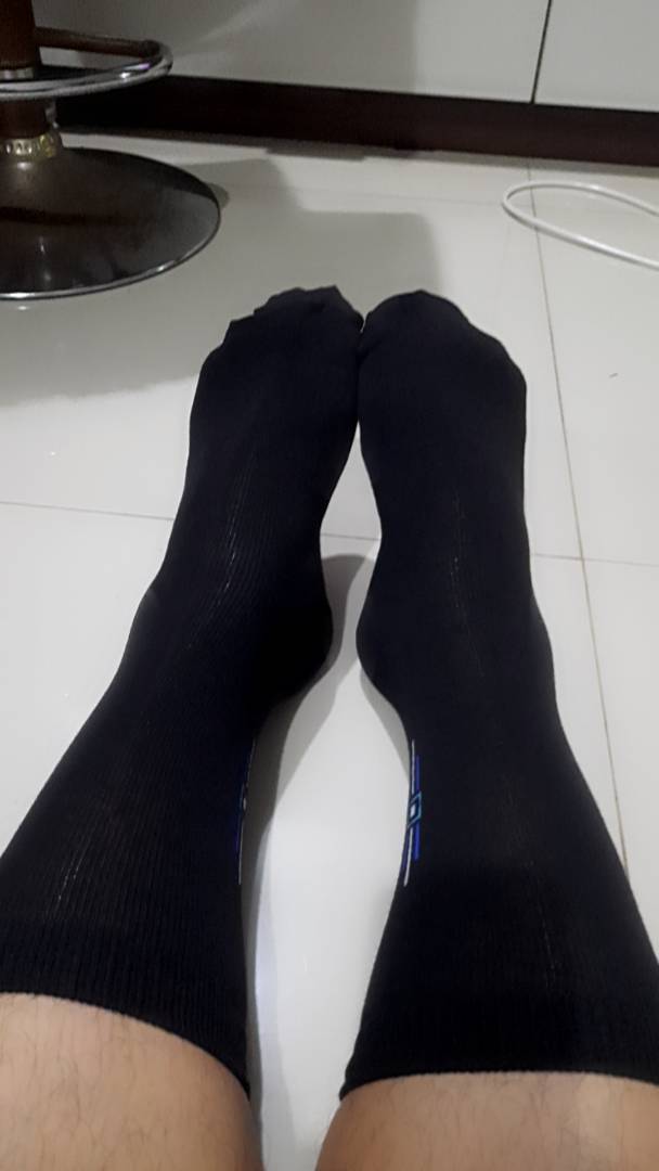 Rightbox, Paket 3 Pasang Kaos Kaki Kantor Rightbox, Motif Minimalis, Allsize Dewasa - Foto ulasan pembeli