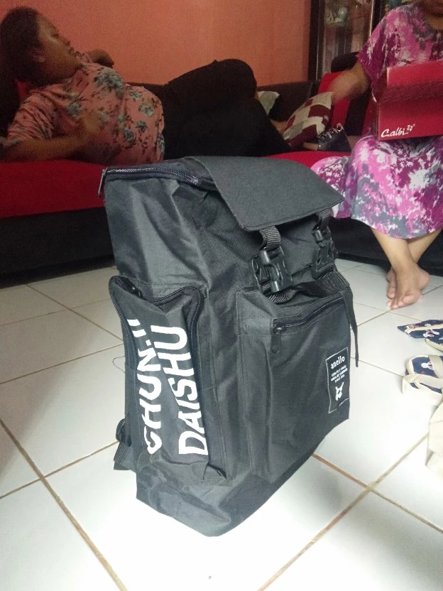 RR CHUNJI VS BOMBER - Tas Ransel Backpack Wanita Pria - Foto ulasan pembeli
