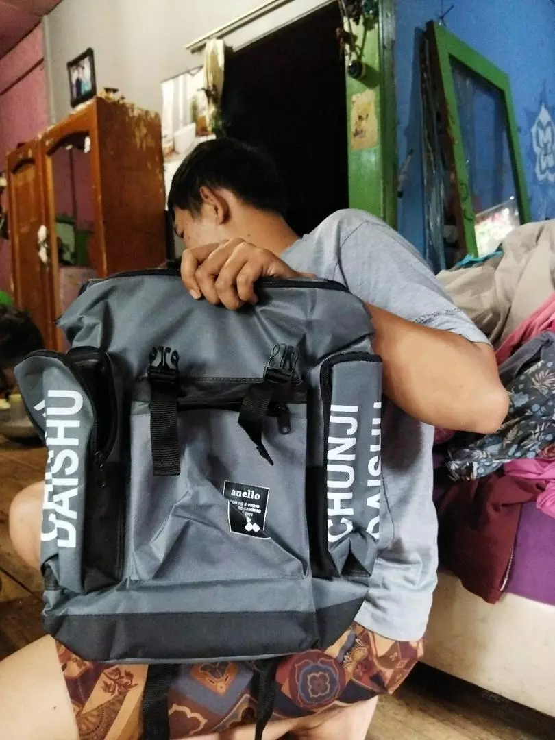 RR CHUNJI VS BOMBER - Tas Ransel Backpack Wanita Pria - Foto ulasan pembeli