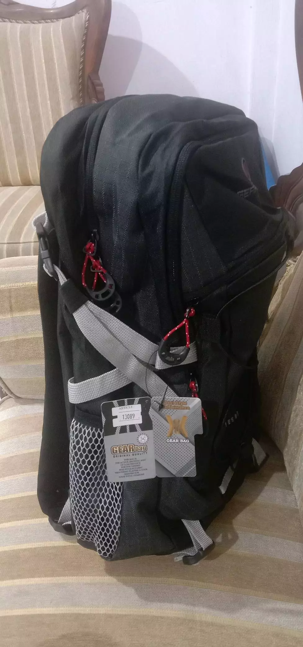 RTM Laptop Backpack 13089 + Free Raincover - Foto ulasan pembeli