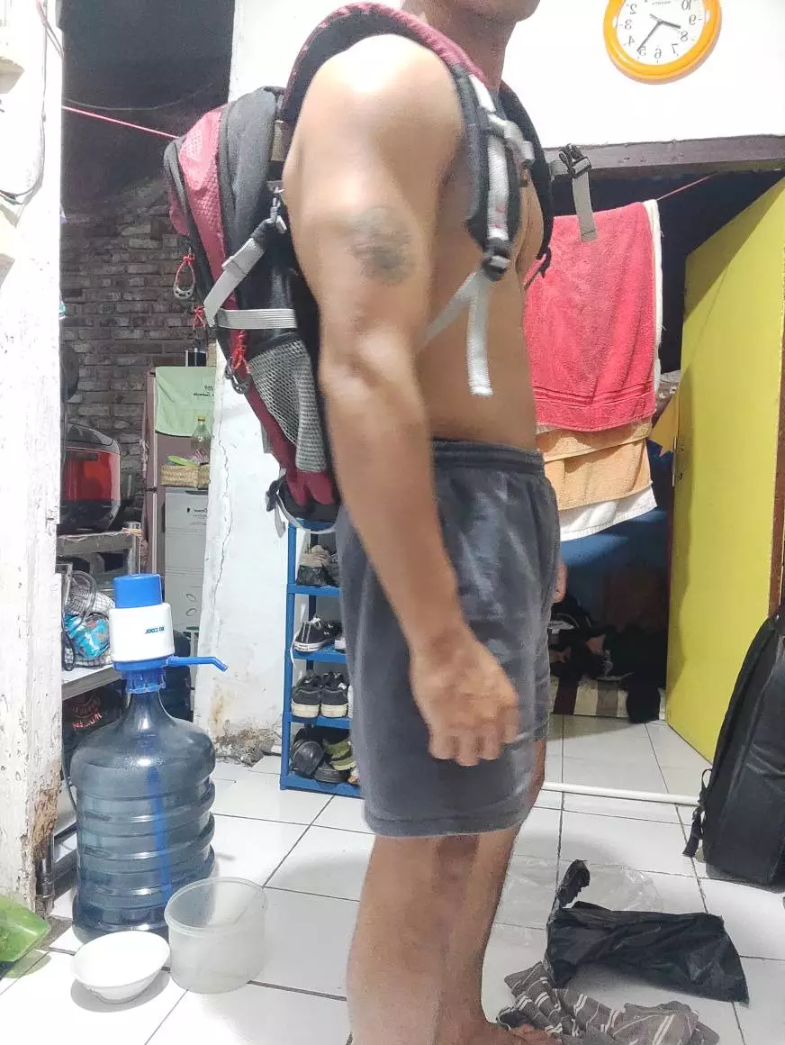 RTM Laptop Backpack 13089 + Free Raincover - Foto ulasan pembeli