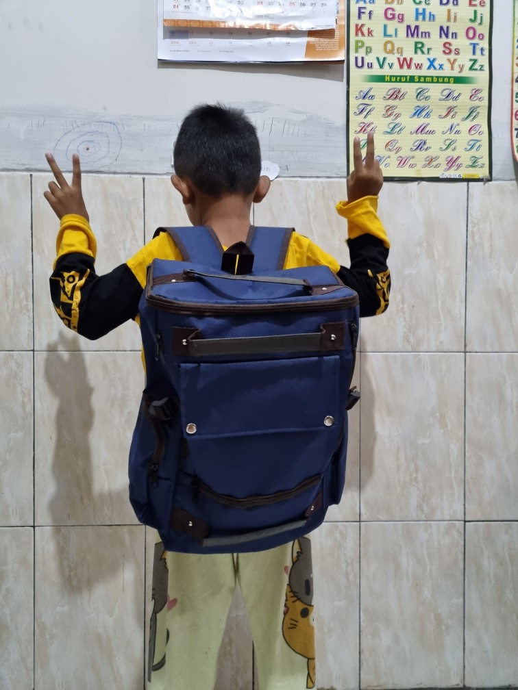 Rya.id Tas Ransel Pria Kekinian Bahan Berkualitas - Foto ulasan pembeli