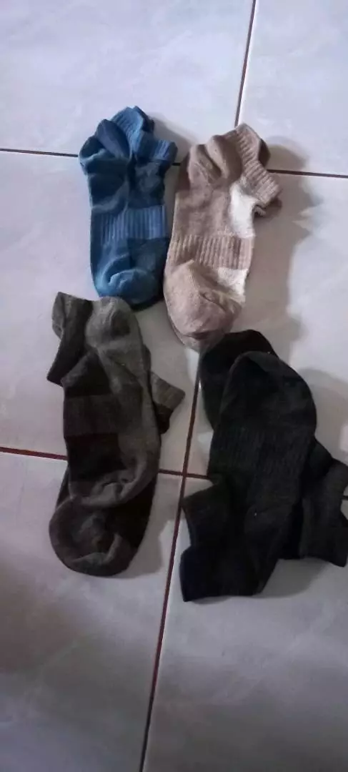 WJ0050 Kaos Kaki Pria Breathable Easy Wind Kaos Kaki Pendek - Foto ulasan pembeli