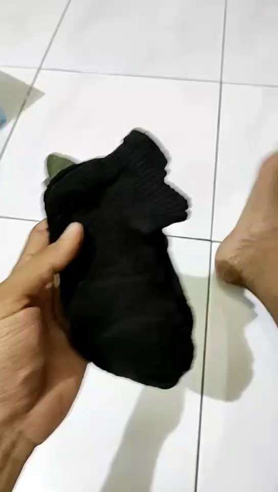 WJ0050 Kaos Kaki Pria Breathable Easy Wind Kaos Kaki Pendek - Foto ulasan pembeli