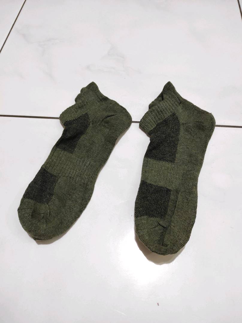 WJ0050 Kaos Kaki Pria Breathable Easy Wind Kaos Kaki Pendek - Foto ulasan pembeli