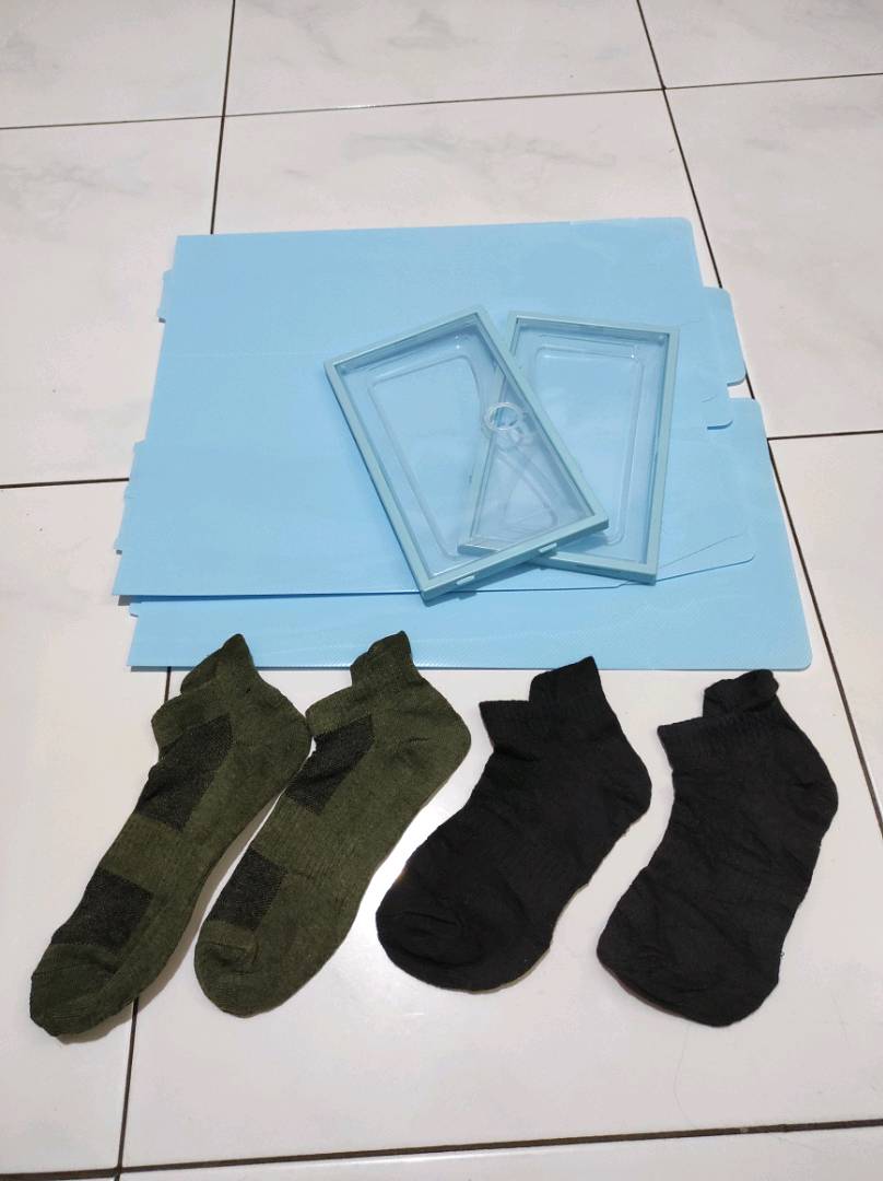 WJ0050 Kaos Kaki Pria Breathable Easy Wind Kaos Kaki Pendek - Foto ulasan pembeli