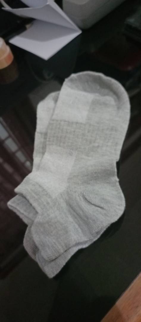 WJ0050 Kaos Kaki Pria Breathable Easy Wind Kaos Kaki Pendek - Foto ulasan pembeli