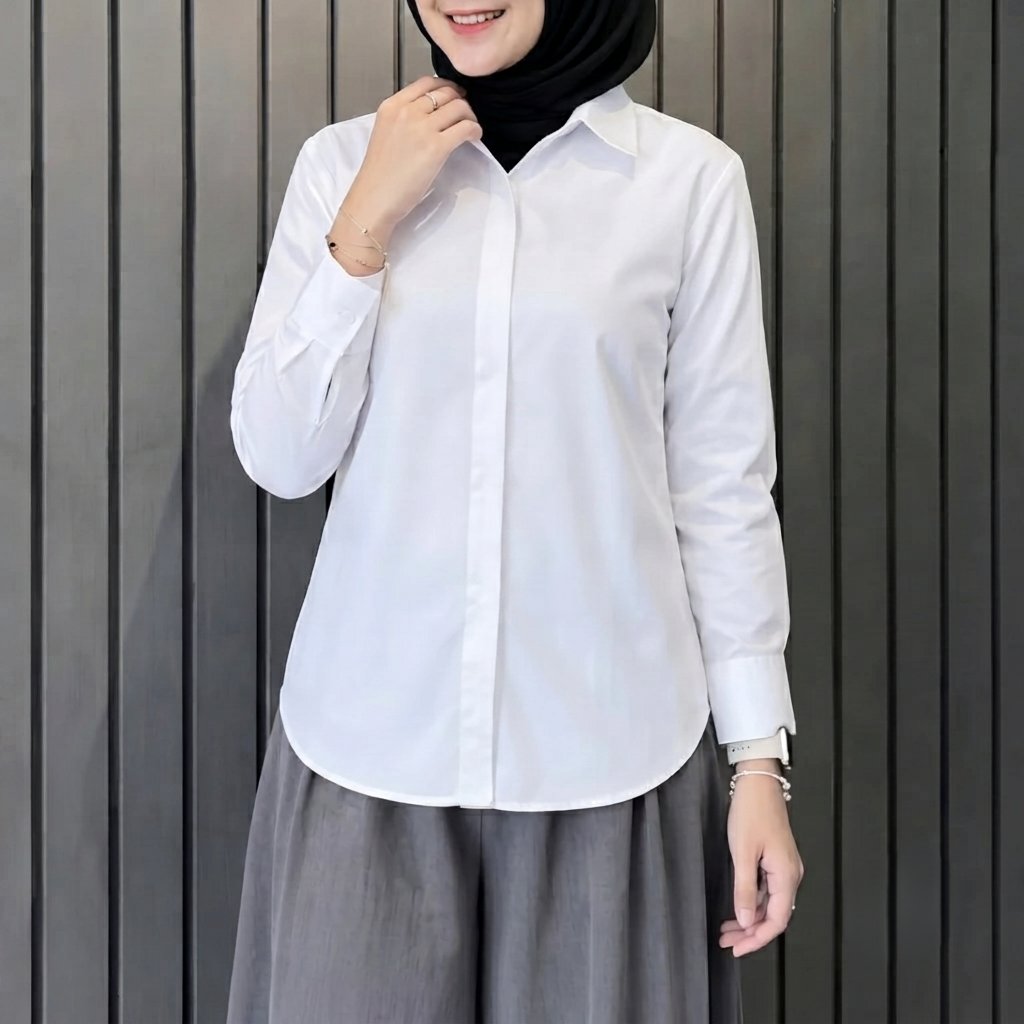 TAHEERA Seragam PNS Pemda Pria - Baju PDH ASN Pegawai Negeri Baju Guru Resmi - foto 9 dari 10