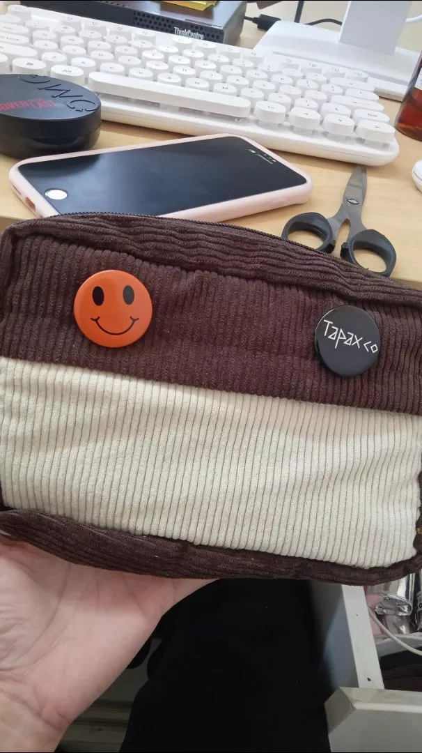 TAPAXCO - Tas Selempang Handbag Corduroy Marsha Tas Slingbag Wanita Pria FREE BROS Tapax - Foto ulasan pembeli