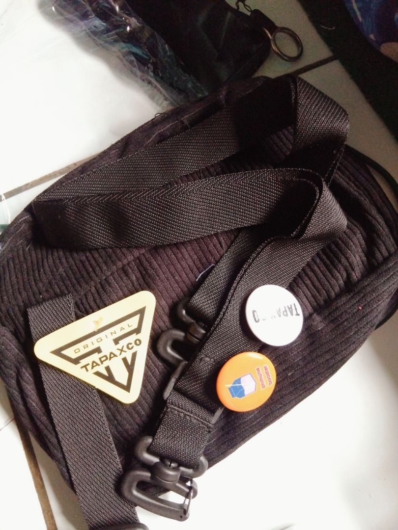TAPAXCO - Tas Selempang Handbag Corduroy Marsha Tas Slingbag Wanita Pria FREE BROS Tapax - Foto ulasan pembeli