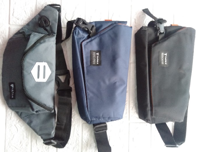Tapaxco Tas Selempang Joy Unisex Cordura 3 Saku - Foto ulasan pembeli
