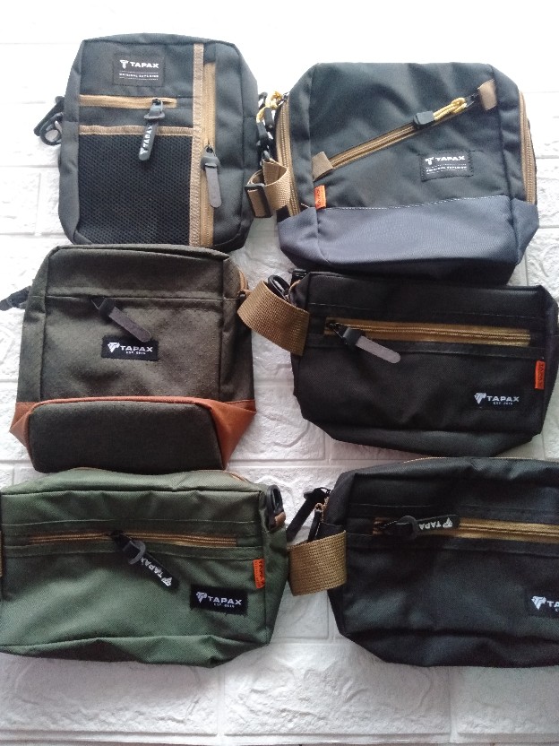 Tapaxco Tas Selempang Joy Unisex Cordura 3 Saku - Foto ulasan pembeli
