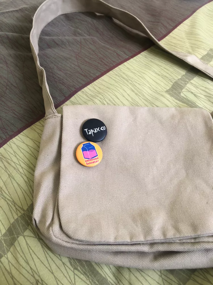 Tapaxco Tas Selempang Unisex Free 2 Bros - Foto ulasan pembeli