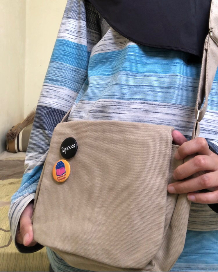 Tapaxco Tas Selempang Unisex Free 2 Bros - Foto ulasan pembeli