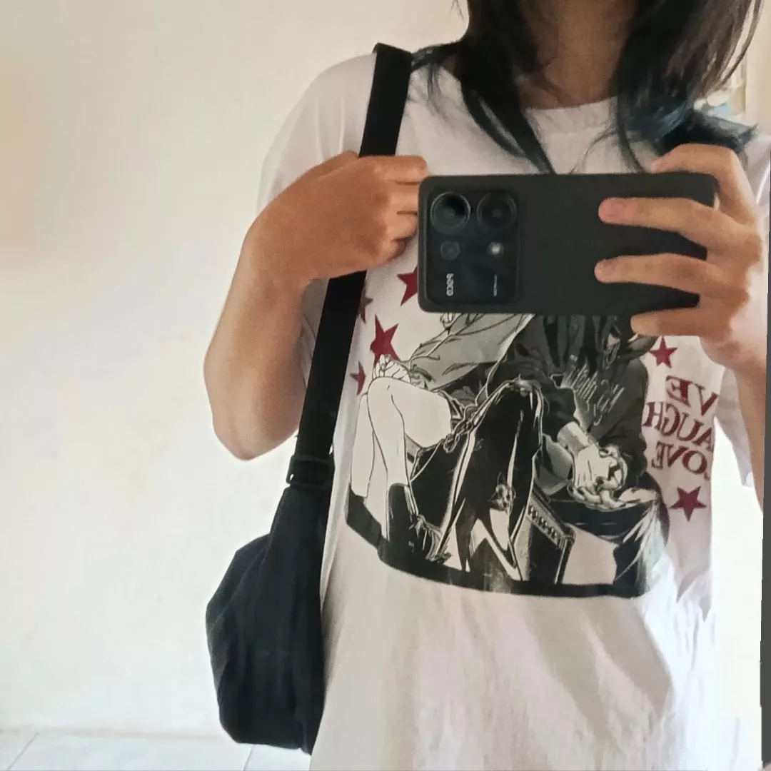 Tapaxco Tas Slingbag Unisex Nylon Free Pin - Foto ulasan pembeli