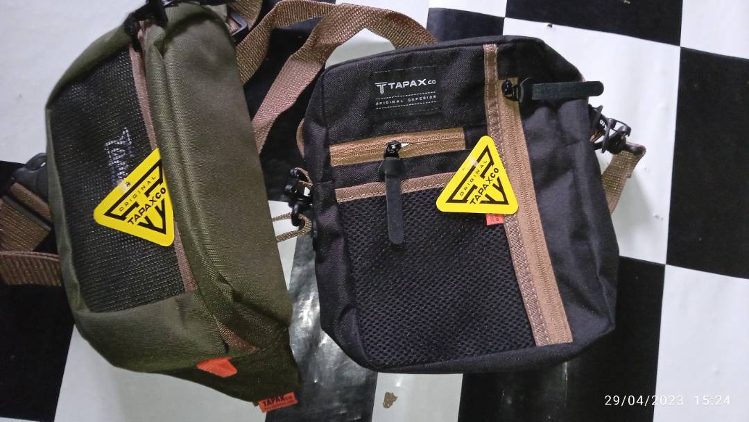 TAPAXCO Tas Waistbag Selempang Pria Tapax Taka - Foto ulasan pembeli