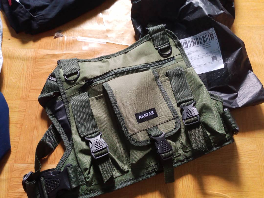 Tas Dada Tactical Hitam Pria Wanita Aman Nyaman - Foto ulasan pembeli