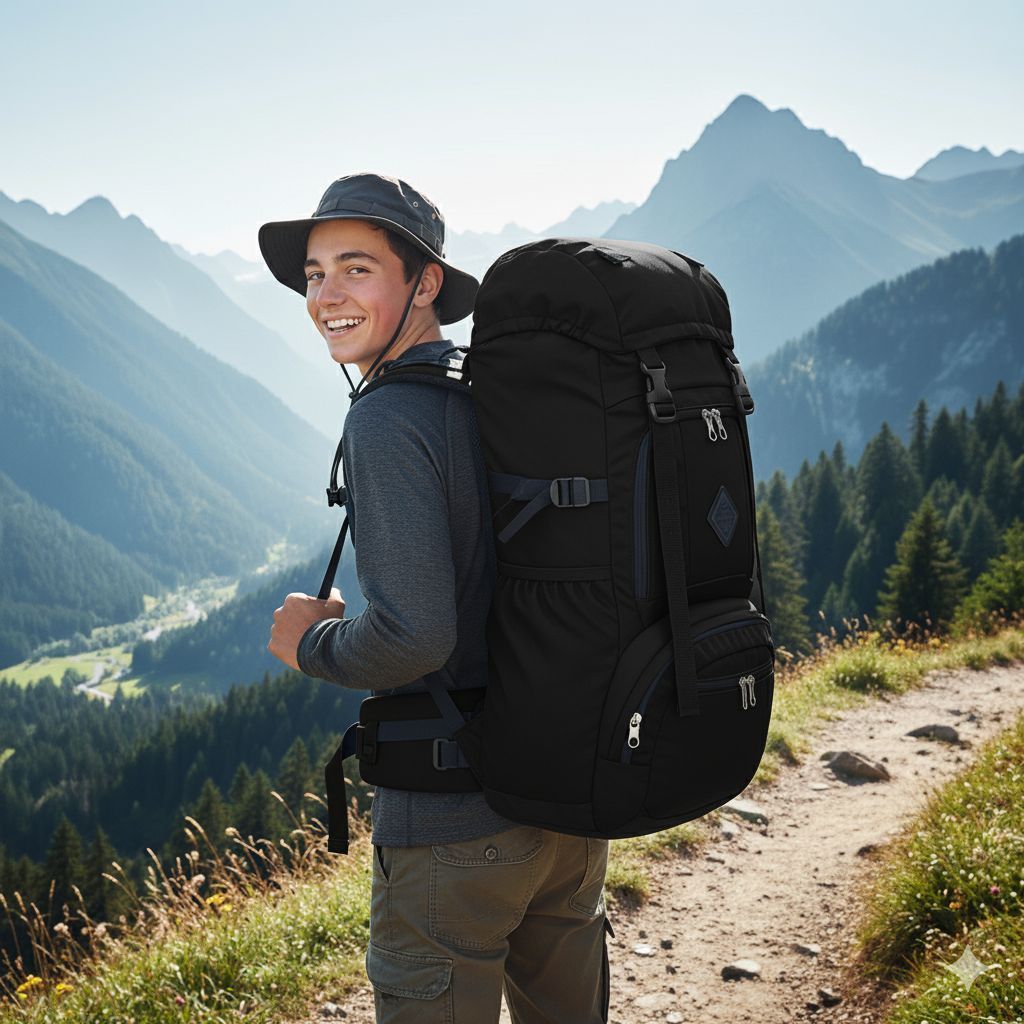 Tas Gunung Carrier Murah Ransel 60 Liter Camping Hiking Outdoor Kyuu Mudik Traveling - foto 1 dari 10
