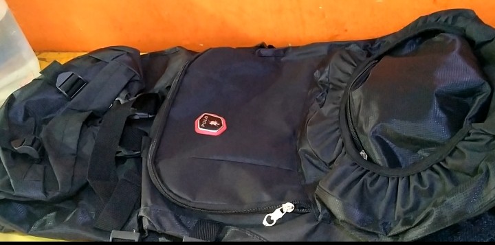 Tas Gunung Carrier Murah Ransel 60 Liter Camping Hiking Outdoor Kyuu Mudik Traveling - Foto ulasan pembeli