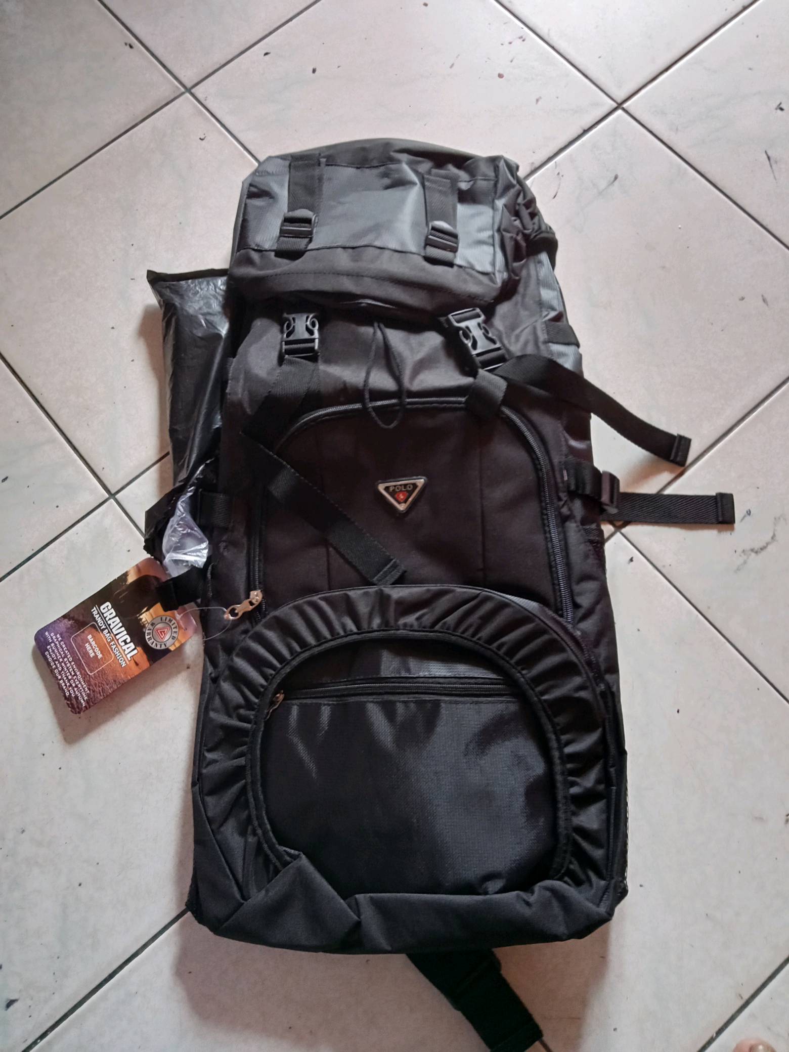 Tas Gunung Carrier Murah Ransel 60 Liter Camping Hiking Outdoor Kyuu Mudik Traveling - Foto ulasan pembeli