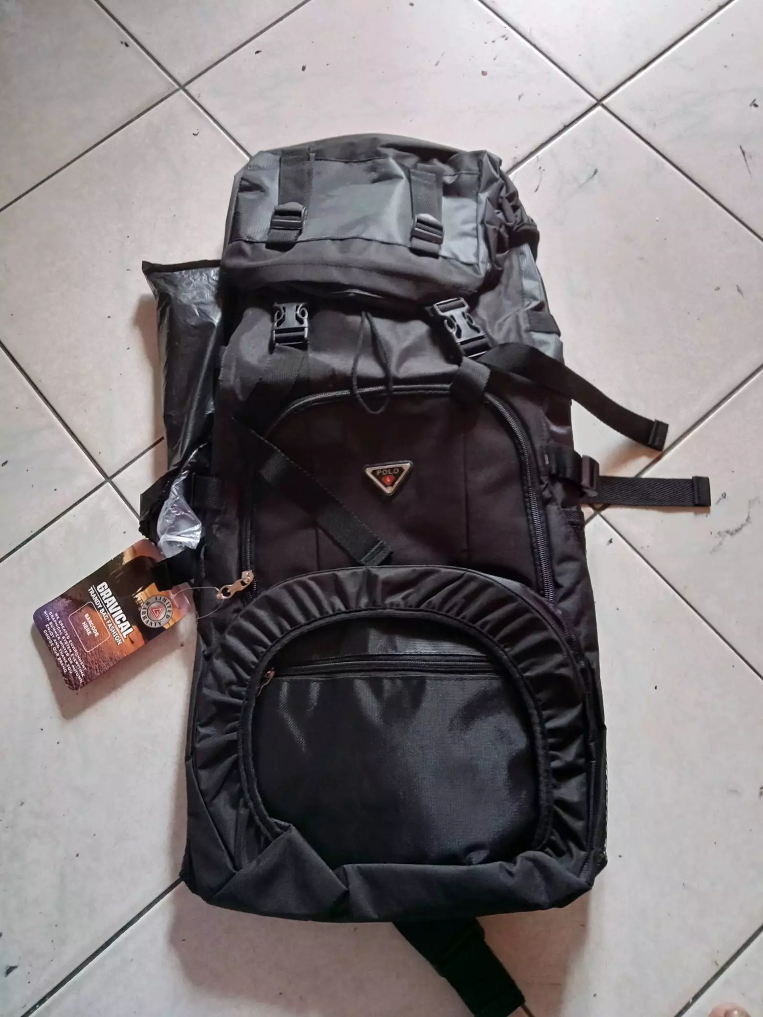 Tas Gunung Carrier Murah Ransel 60 Liter Camping Hiking Outdoor Kyuu Mudik Traveling - Foto ulasan pembeli