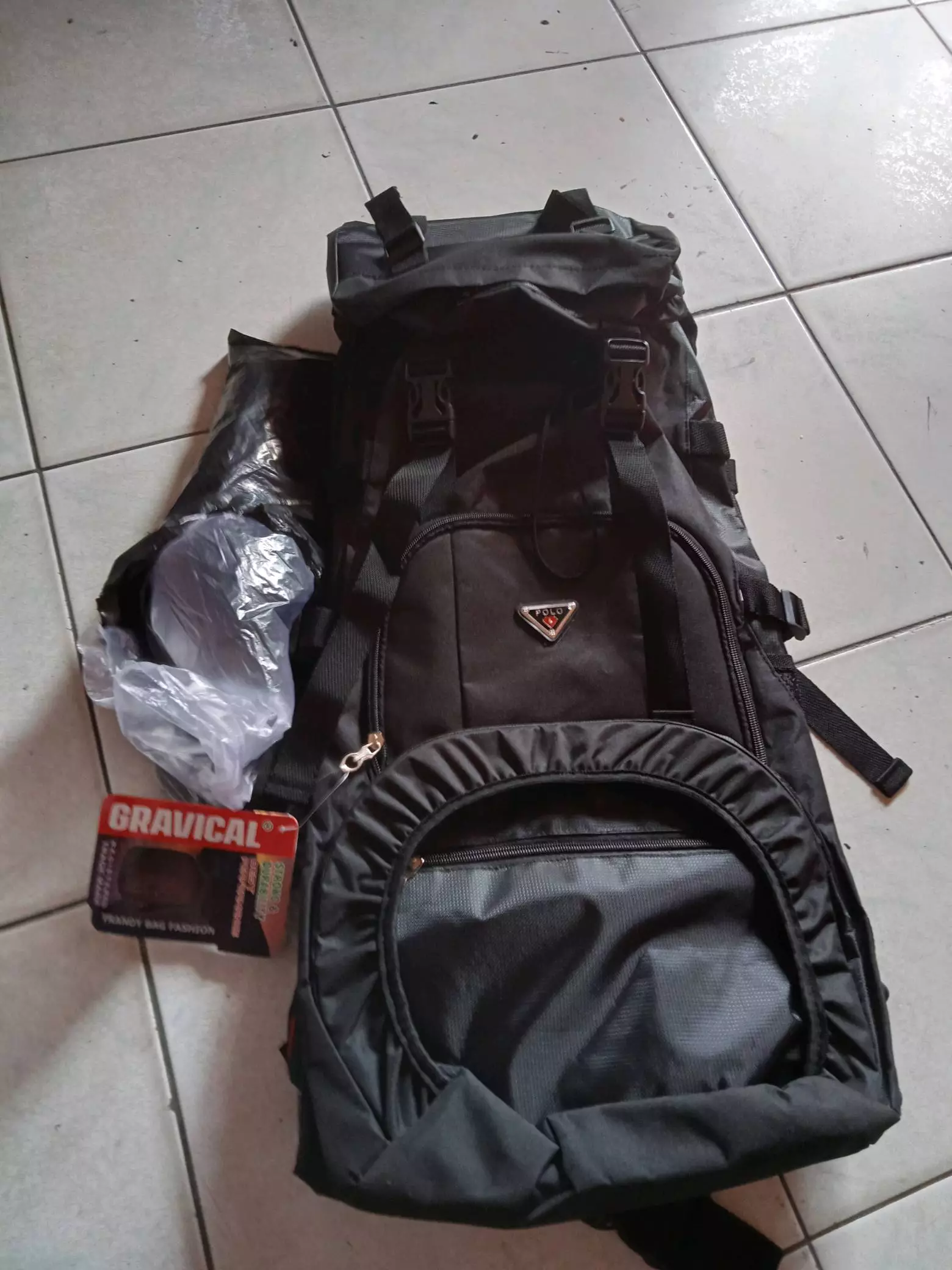 Tas Gunung Carrier Murah Ransel 60 Liter Camping Hiking Outdoor Kyuu Mudik Traveling - Foto ulasan pembeli