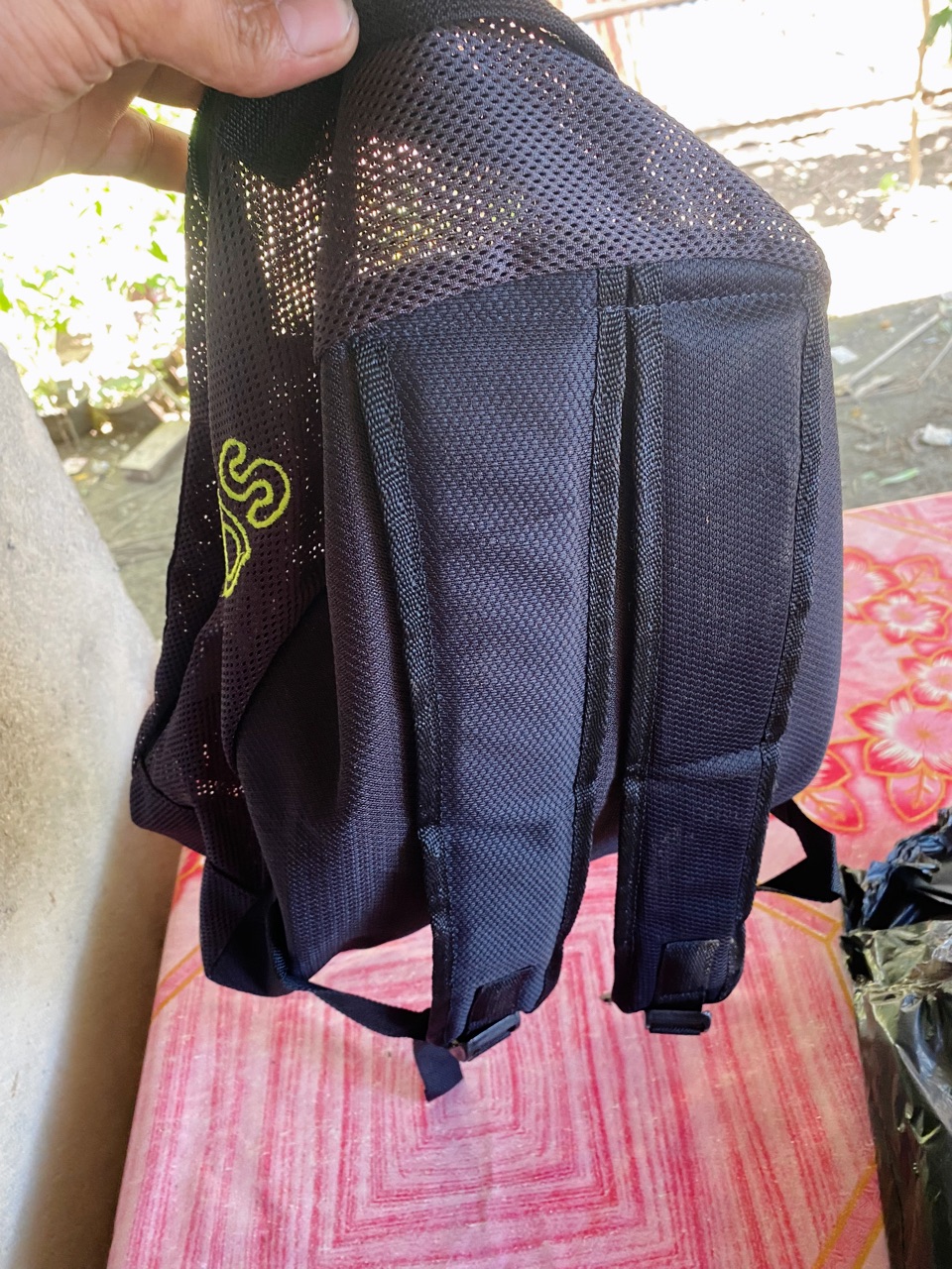 Tas Punggung Sport Pria Wanita Empuk Cordura - Foto ulasan pembeli
