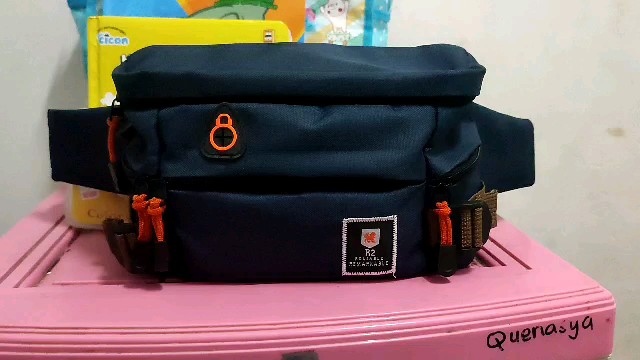Tas Pinggang Pria R2 006 Unisex 4 Kompartemen - Foto ulasan pembeli