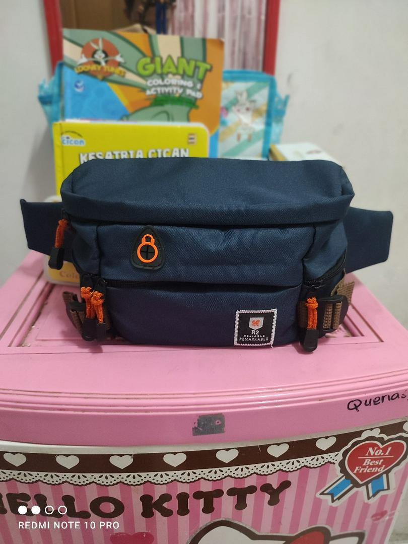 Tas Pinggang Pria R2 006 Unisex 4 Kompartemen - Foto ulasan pembeli