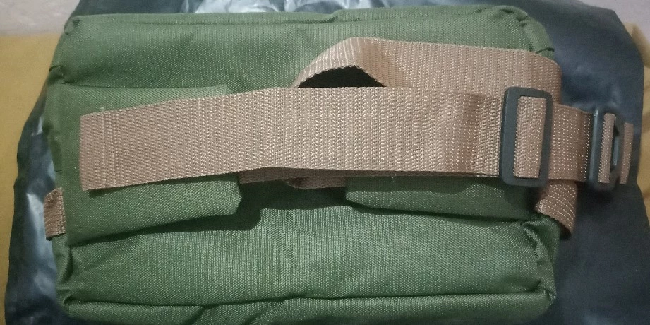 Tas Pinggang Pria R2 006 Unisex 4 Kompartemen - Foto ulasan pembeli