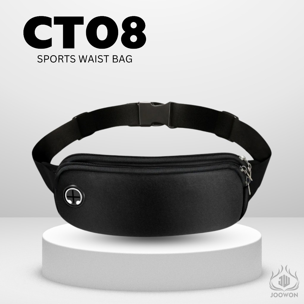 Tas Pinggang Sport Unisex Waterproof Fashionable - foto 1 dari 10