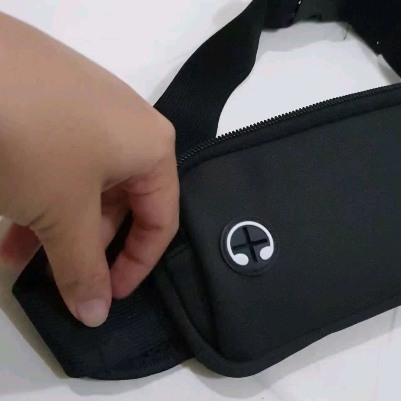 Tas Pinggang Sport Unisex Waterproof Fashionable - Foto ulasan pembeli
