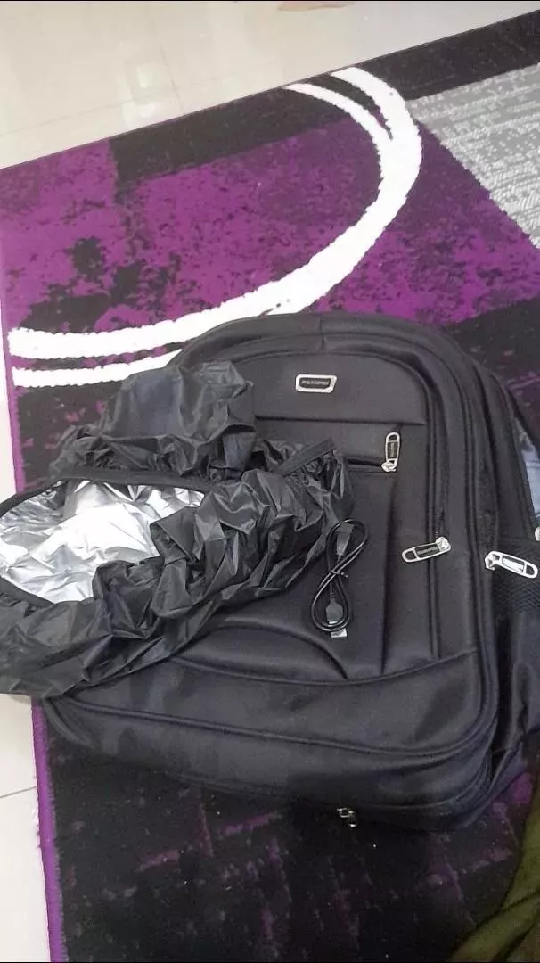 Tas Polo GIVES 20 In Expandable New Ransel Kerja Tas sekolah Kunci Usb Port POLO Import - Foto ulasan pembeli