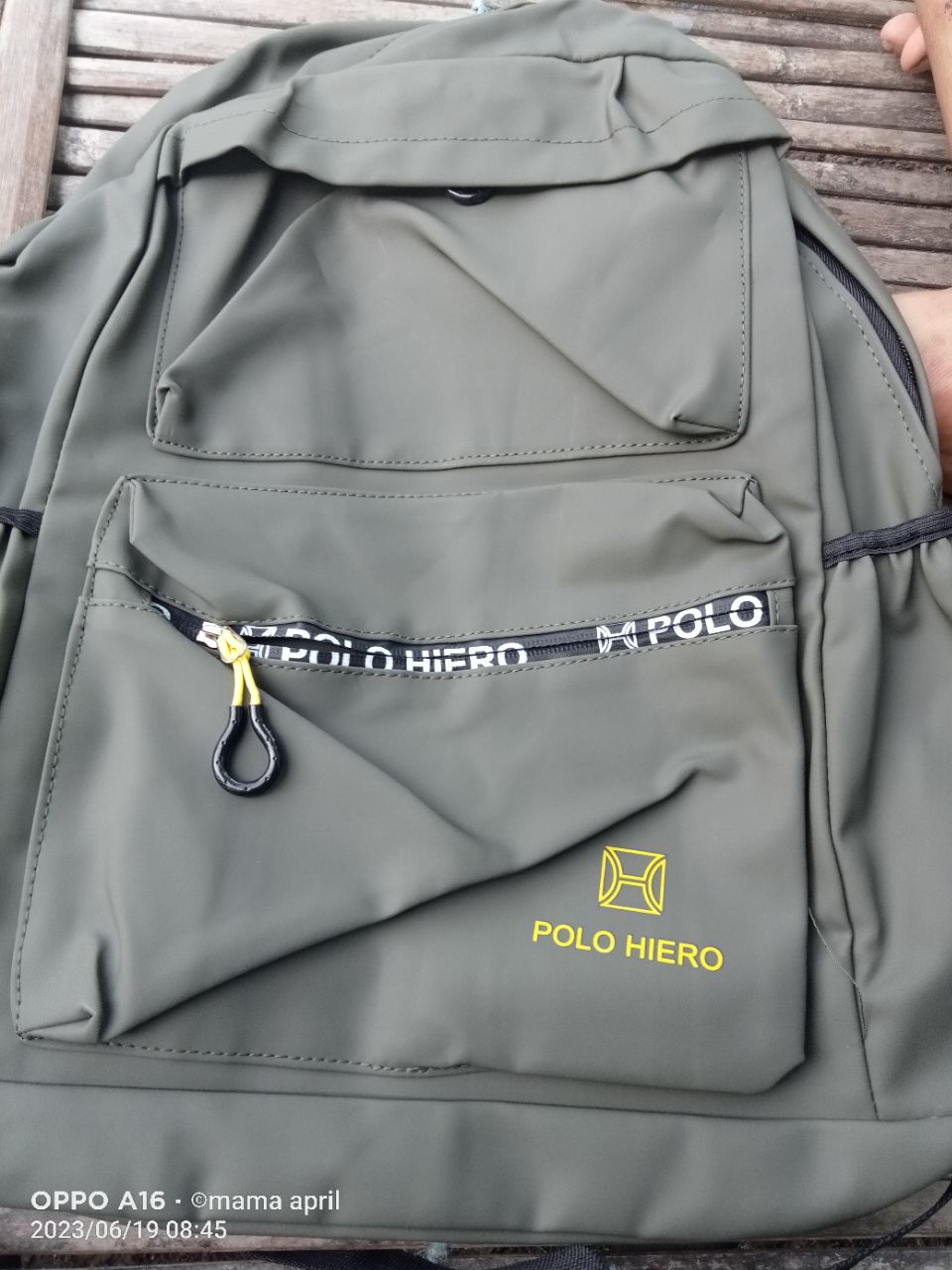 Tas Polo Hiero 5323 Tas Ransel Waterproof Tas Sekolah Unisex Fashion - foto 7 dari 10
