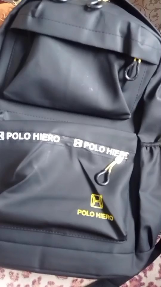 Tas Polo Hiero 5323 Tas Ransel Waterproof Tas Sekolah Unisex Fashion - Foto ulasan pembeli