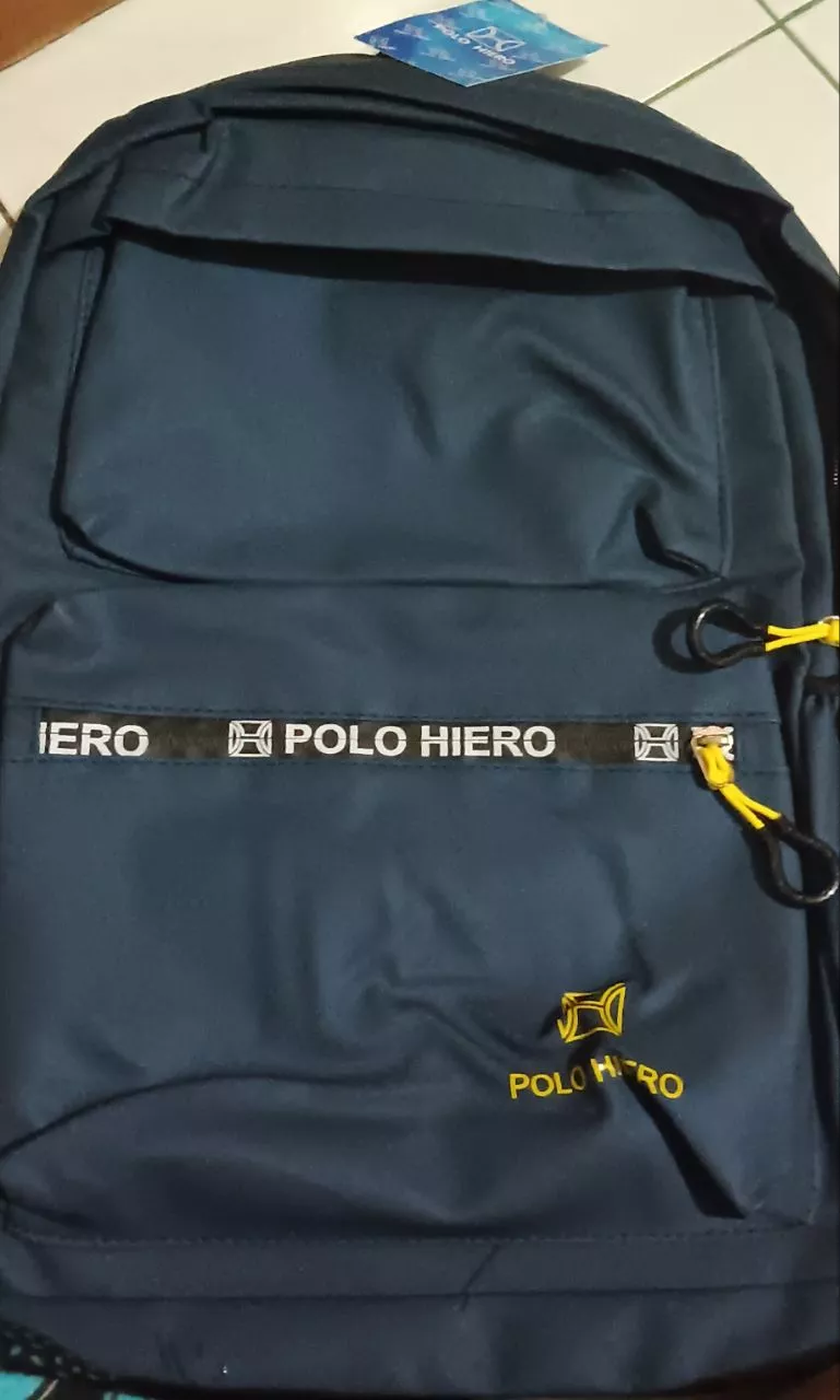 Tas Polo Hiero 5323 Tas Ransel Waterproof Tas Sekolah Unisex Fashion - Foto ulasan pembeli