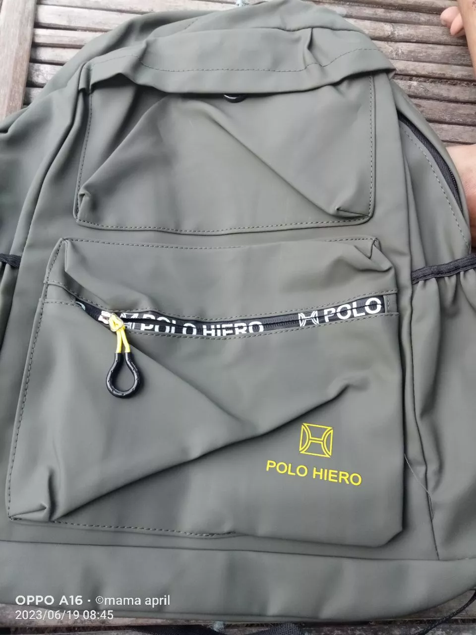 Tas Polo Hiero 5323 Tas Ransel Waterproof Tas Sekolah Unisex Fashion - Foto ulasan pembeli