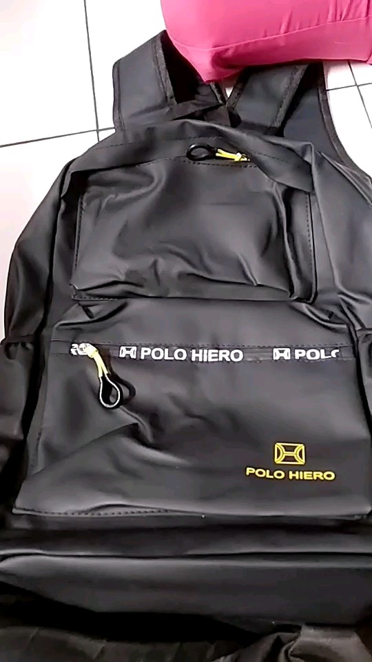 Tas Polo Hiero 5323 Tas Ransel Waterproof Tas Sekolah Unisex Fashion - Foto ulasan pembeli