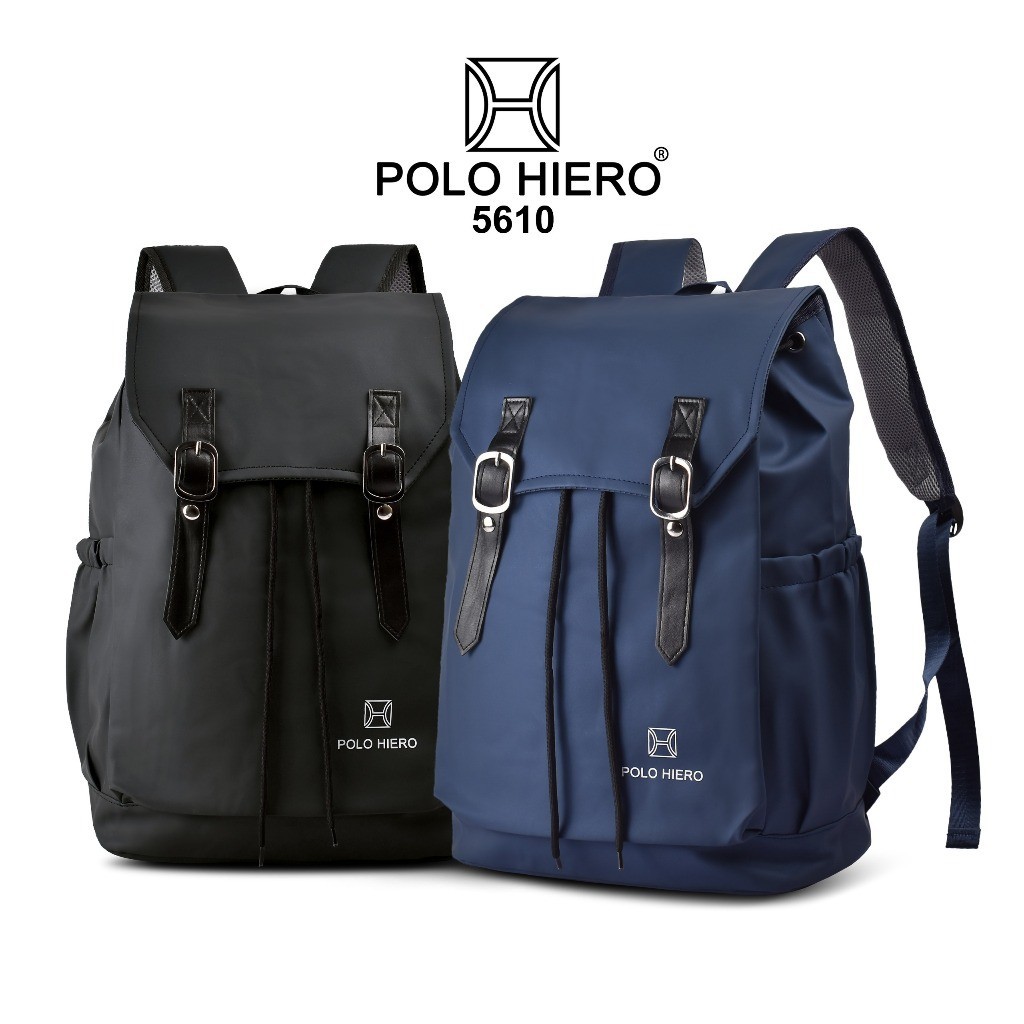Tas Polo Hiero 5610 Tas Ransel Pria Tas Serut Wanita Travell - foto 1 dari 10