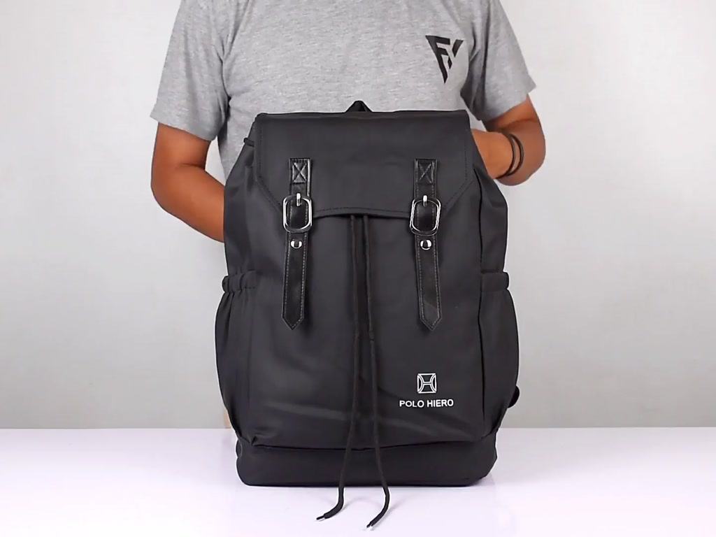 Tas Polo Hiero 5610 Tas Ransel Pria Tas Serut Wanita Travell - foto 6 dari 10