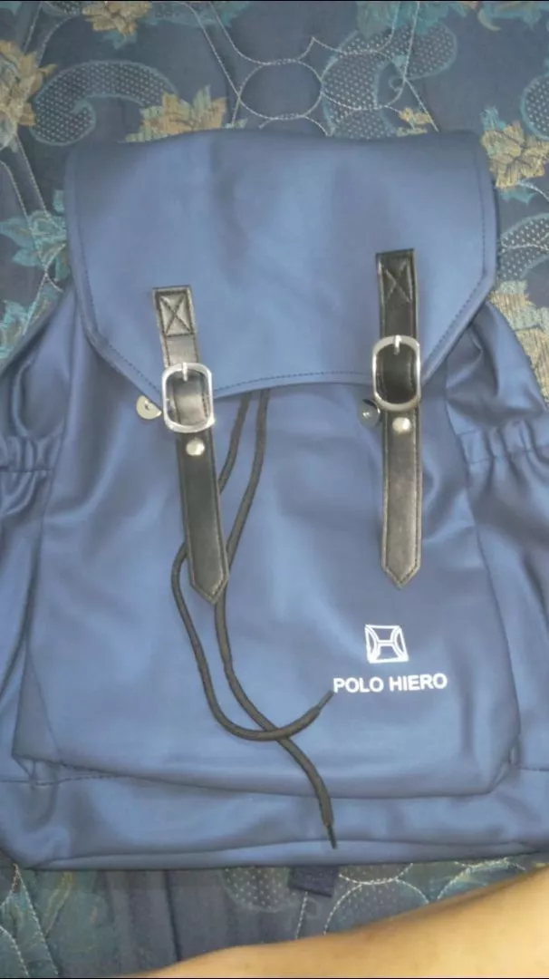 Tas Polo Hiero 5610 Tas Ransel Pria Tas Serut Wanita Travell - Foto ulasan pembeli