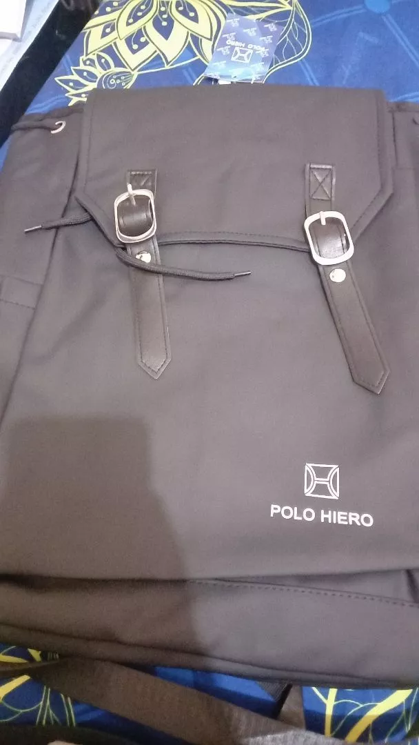 Tas Polo Hiero 5610 Tas Ransel Pria Tas Serut Wanita Travell - Foto ulasan pembeli