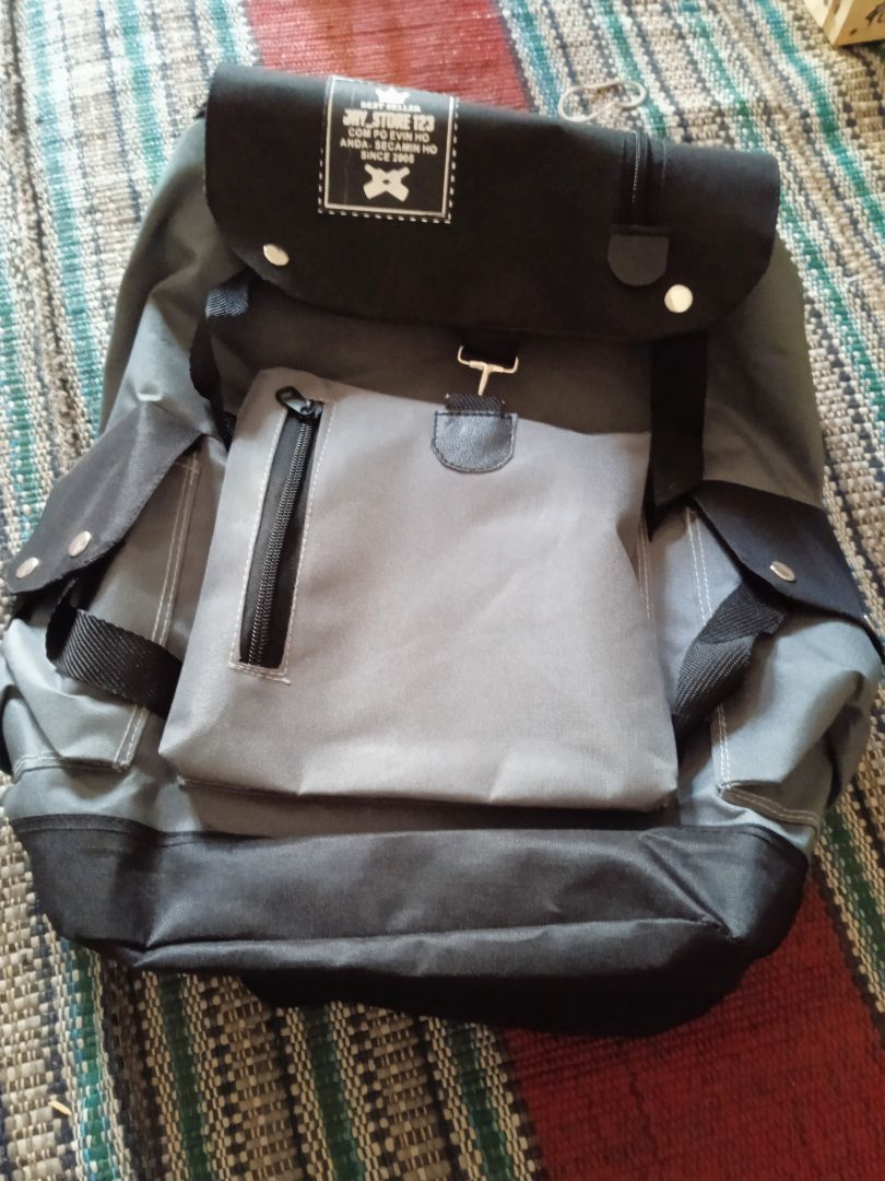 Tas Pria Raindoz Bandung Backpack Keren 90% - Foto ulasan pembeli