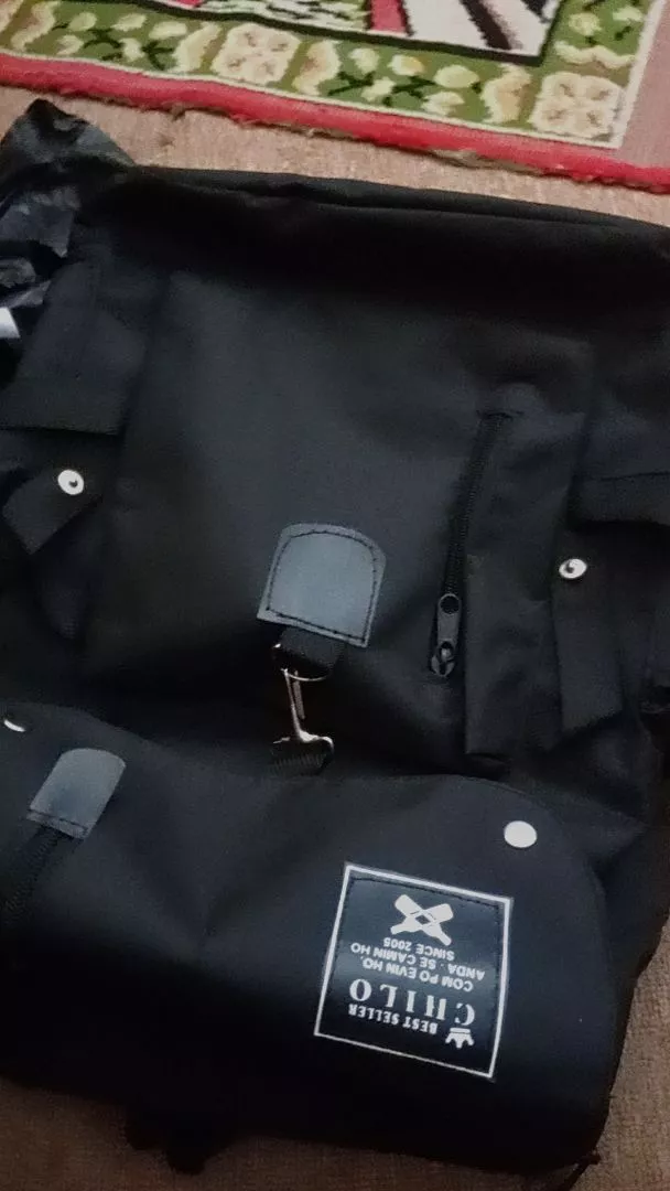 Tas Pria Raindoz Bandung Backpack Keren 90% - Foto ulasan pembeli