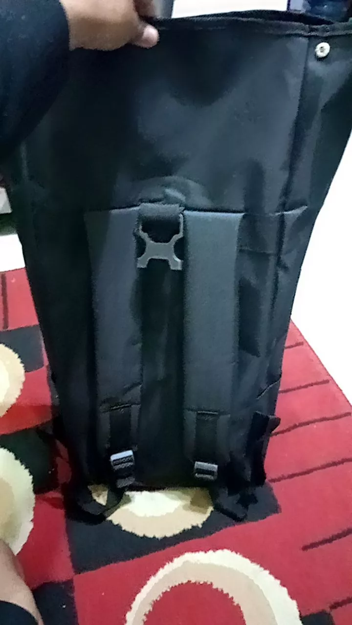Tas Pria Raindoz Bandung Backpack Keren Hitam - Foto ulasan pembeli