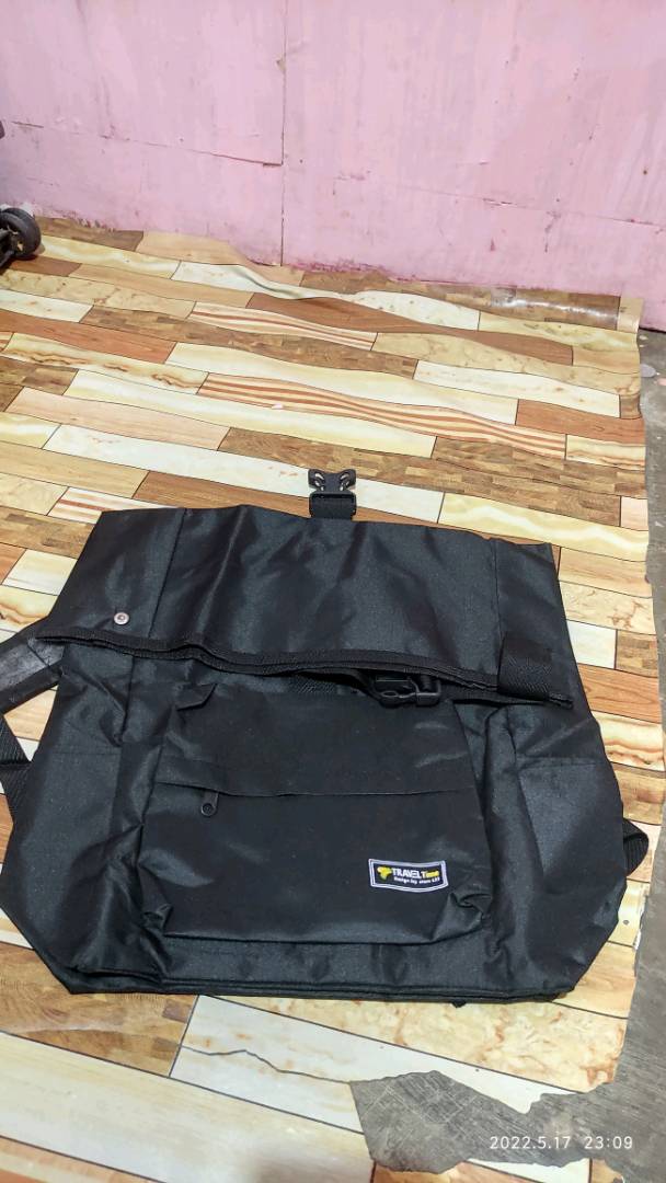 Tas Pria Raindoz Bandung Backpack Keren Hitam - Foto ulasan pembeli