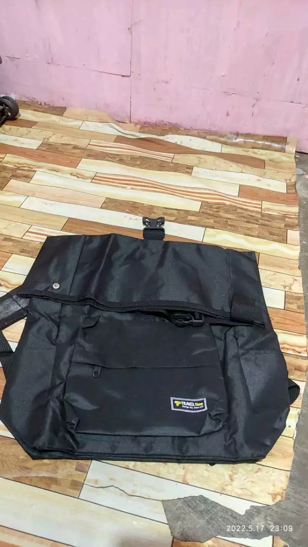 Tas Pria Raindoz Bandung Backpack Keren Hitam - Foto ulasan pembeli